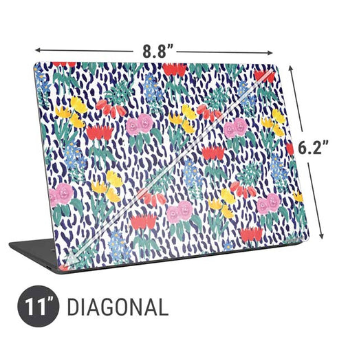 Bouffants and Broken Hearts Bouquets Print Universal Laptop 11in (8.8 x 6.2in) Skin